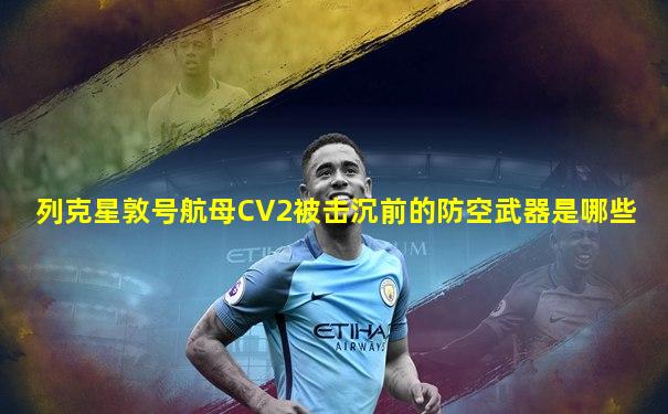列克星敦号航母CV2被击沉前的防空武器是哪些
