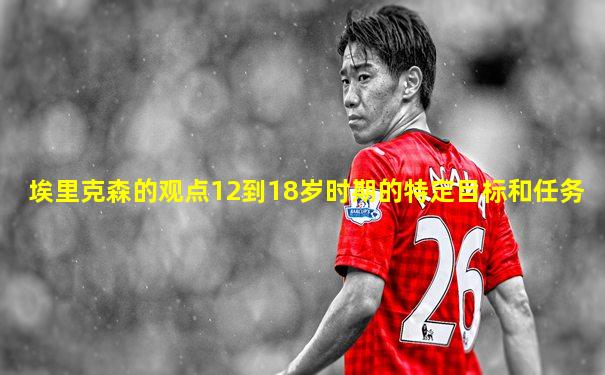 埃里克森的观点12到18岁时期的特定目标和任务