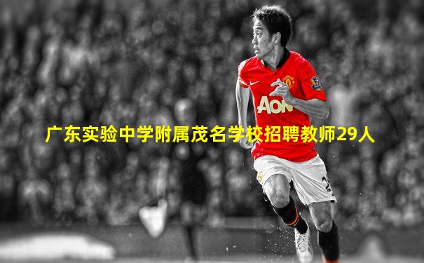 广东实验中学附属茂名学校招聘教师29人