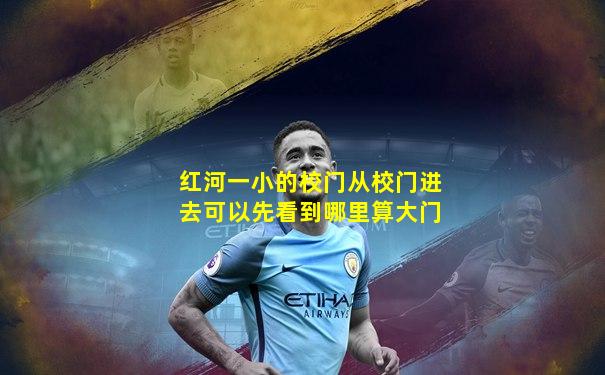 红河一小的校门从校门进去可以先看到哪里算大门